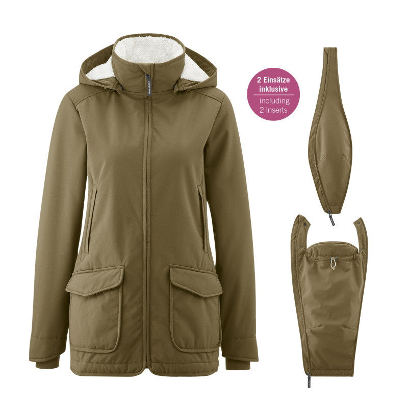 Mamalila Allweather Cosy Allrounder Softshell Khaki